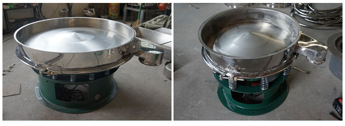 旋振篩底框安裝在振動體上面。